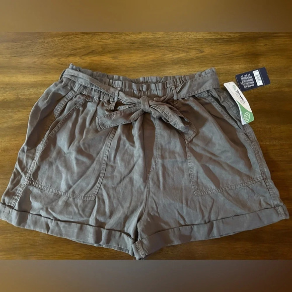 NWT Lucky Brand Women’s Paper bag Shorts Size Small - Picture 2 of 7